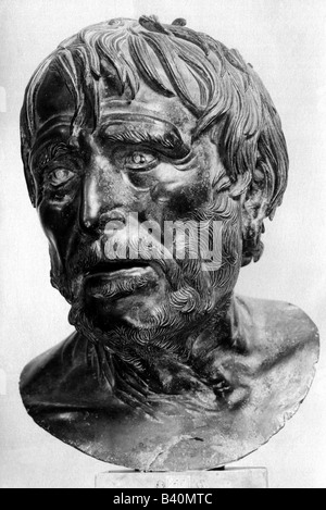 Seneca, Lucius Annaeus, 4. BC - 65 AD, philosophe romain et auteur/écrivain, portrait, buste, Banque D'Images