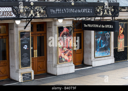 Le Fantôme de l'opéra, théâtre de Sa Majesté, Haymarket, Londres Banque D'Images