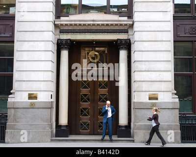 Le London Metal Exchange est le premier marché des métaux non ferreux UK 56 Leadenhall street Banque D'Images