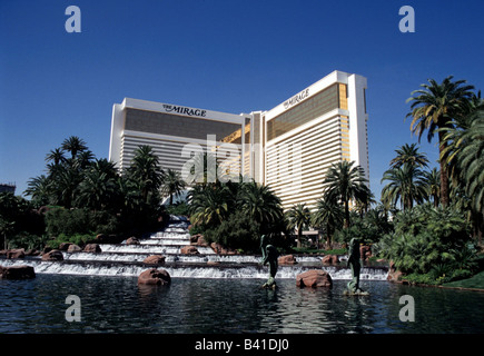 Géographie / voyages, États-Unis, Nevada, Las Vegas, l'Hôtel et casino Mirage, Banque D'Images