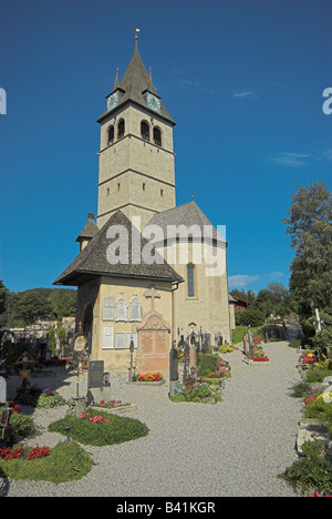 Liebfrauenkirche Kitzbuhel Autriche Banque D'Images