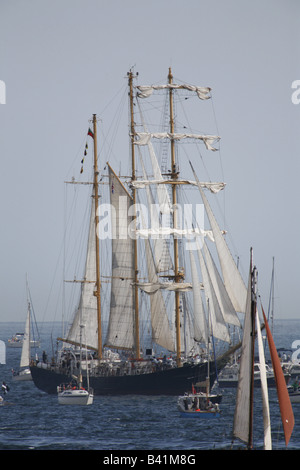 Course des grands voiliers 2008 Falmouth Banque D'Images