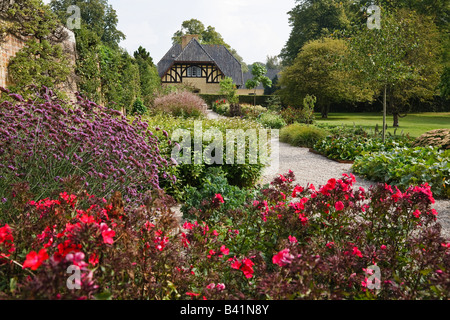 Le jardin sensoriel à Gavnø Château, la Nouvelle-Zélande, le Danemark Banque D'Images