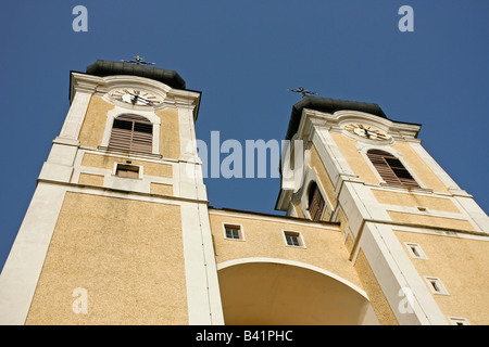 Église Stadtpfarrkirche St Stephan Tulln an der Donau Basse-autriche Banque D'Images