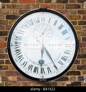 Shepherd 24 heures horloge Gate London Greenwich Observatory Banque D'Images