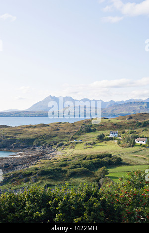 La baie de Tarskavaig Sleat Peninsula Ile de Skye en Ecosse Banque D'Images