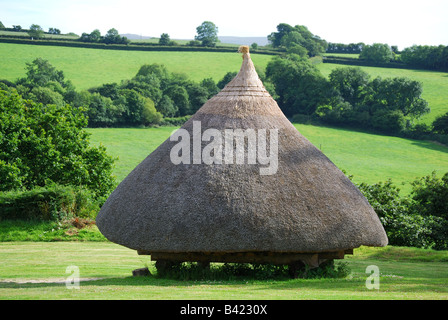 Rotondes, Castell Henlly, à l'âge de fer fort, Méline, Nr Newport, Pembrokeshire, Pays de Galles, Royaume-Uni Banque D'Images