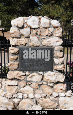 La Tombe de Buffalo Bill, Lookout Mountain, Golden, Colorado, USA Banque D'Images