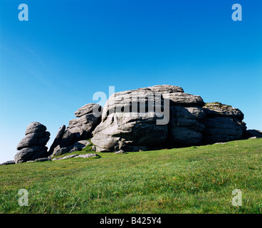 Selle Tor dans le Dartmoor National Park près de Bovey Tracey, Devon, Angleterre. Banque D'Images