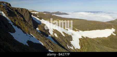 Les Cairngorms, à l'ensemble de la glaciation corrie de Coire un Lochain Banque D'Images