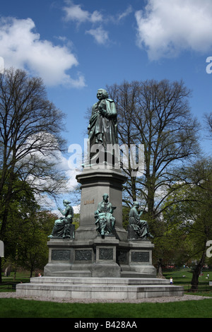 Carl von Linne monument à Stockholm Suède Banque D'Images