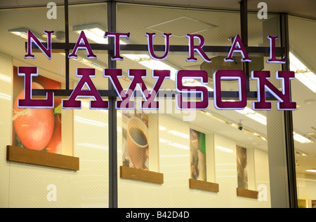 Natural Lawson (aliments biologiques) store, le Japon JP Banque D'Images