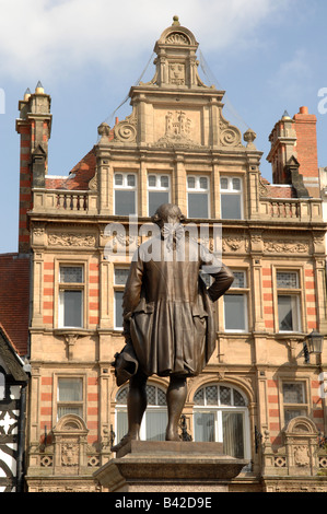 Statue de Robert Clive dans le Square à Shrewsbury Shropshire England Uk Banque D'Images