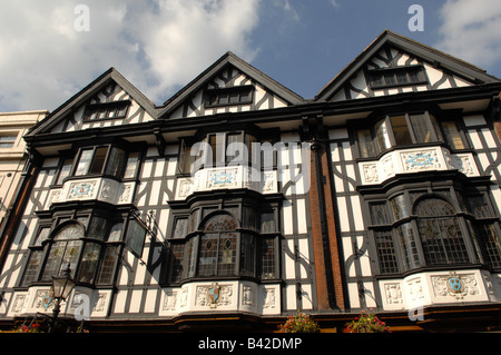 Mock Tudor bâtiment dans Pride Hill Shrewsbury Shropshire Banque D'Images