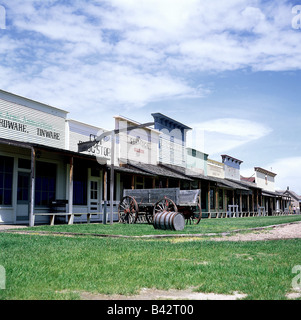 Géographie / voyages, USA, Kansas, Dodge City, Bateau Hill Museum, rue Front, bâtiment, architecture, musée en plein air Banque D'Images