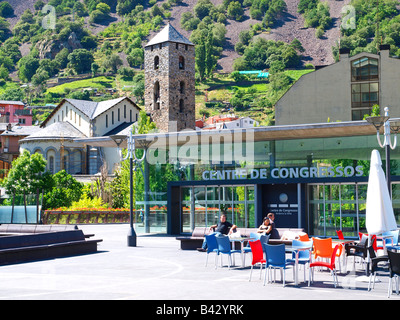 Centre de Congressos, Andorre-la-Vieille Banque D'Images