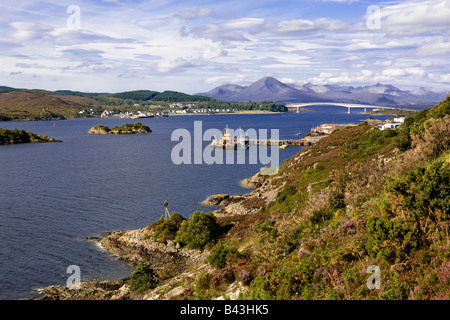 De l'île de Skye Kyle of Lochalsh, Ecosse Banque D'Images