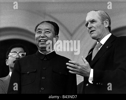 Carstens, Karl, 14.12.1914 - 30.5.1992, Politicien Allemand, Président Fédéral 1.7.1979 - 30.6.1984, Avec Le Premier Ministre Chinois Hua Guofeng, Bonn, Octobre 1979, , Banque D'Images