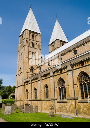 Southwell Minster dans le Nottinghamshire, Angleterre, Royaume-Uni Banque D'Images