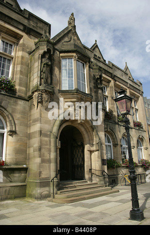 Ville de Stirling, Écosse. La Gaffe John Gillespie conçu Stirling Bâtiments municipaux sur Corn Exchange Road. Banque D'Images