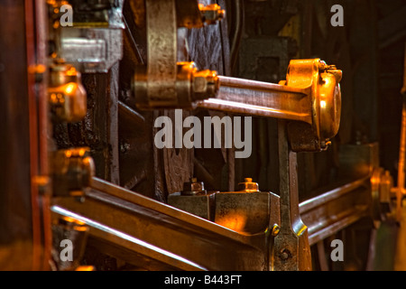 Roues de train Banque D'Images