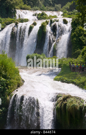 Cascade de Marmore, Ombrie, Italie, Europe Banque D'Images