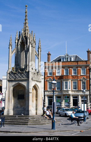 Centre-ville marché Devizes wiltshire england uk go Banque D'Images