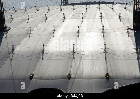 Une vue graphique de la Millenium Dome Roof Banque D'Images