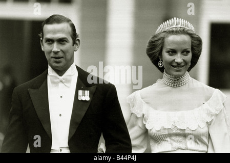 Le Prince Michael de Kent et son épouse Marie Christine von Reibnitz le jour de leur mariage Mariage Royal Juin 1978 Banque D'Images