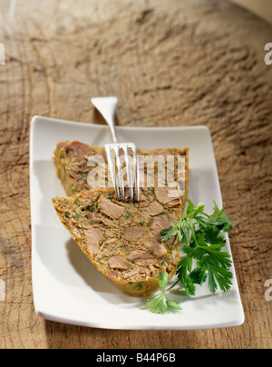 Terrine d'agneau de style oriental Banque D'Images