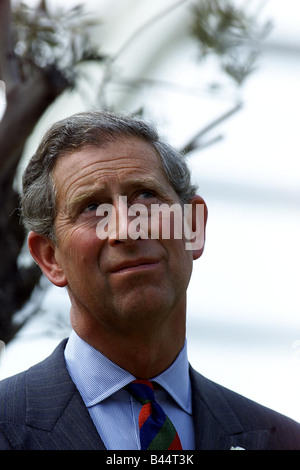 Le Prince Charles au Jardin Botanique National du Pays de Galles juillet 2000 qu'il a ouvert comme officiel Partron West Wales Banque D'Images