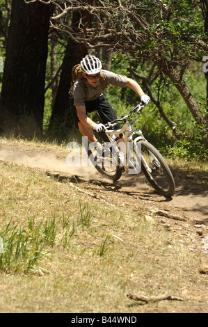 Vtt à Durango, Colorado, USA Banque D'Images