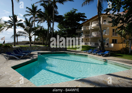 Kite beach hotel en République Dominicaine Banque D'Images