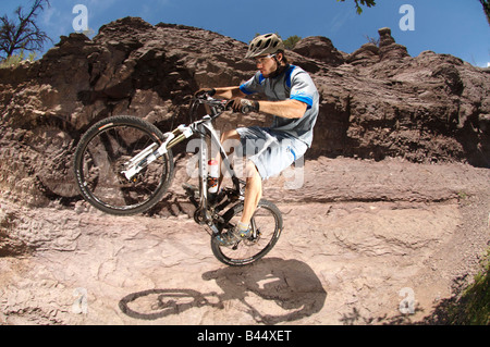 Vtt à Durango, Colorado, USA Banque D'Images