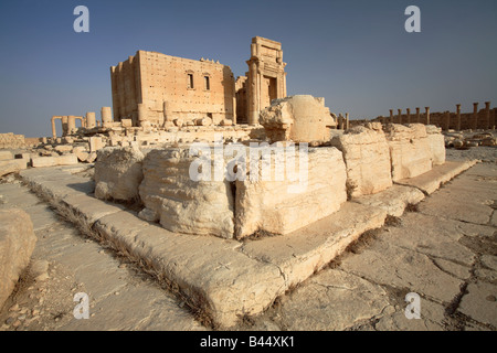 Temple de Bel dans le site antique de Palmyre, Syrie Banque D'Images