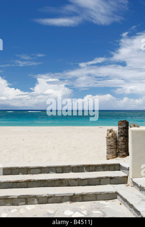 Escalier pour une plage parfaite Banque D'Images