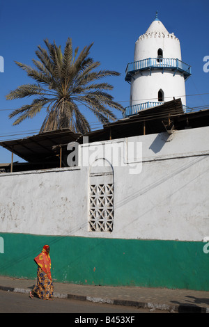 La mosquée Hamoudi dans la ville de Djibouti, Djibouti Banque D'Images