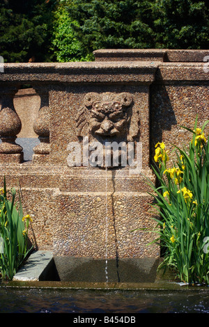 Une autre source de l'eau fontaine cascade dans Meridian Hill Park Washington DC Banque D'Images