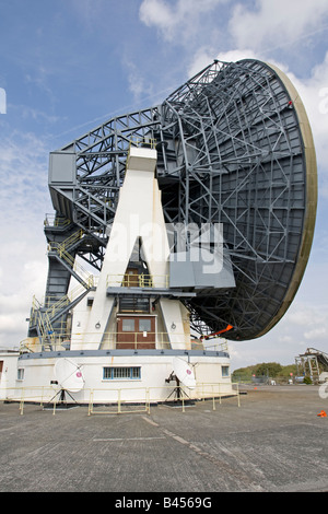 Arthur l'énorme antenne satellite classé Grade 2 Futureworld Helston Cornwall Goonhilly UK Banque D'Images