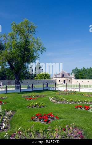 Lieu historique national de Lower Fort Garry près de Parc Canada Manitoba Lockport Banque D'Images