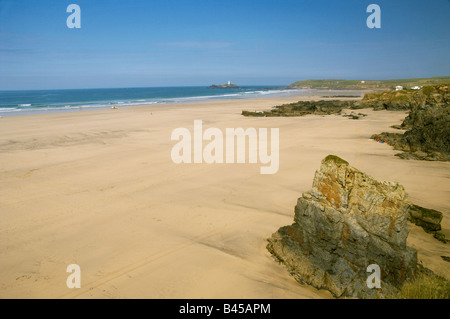 Plage de Cornwall Towans Gwithian UK Banque D'Images