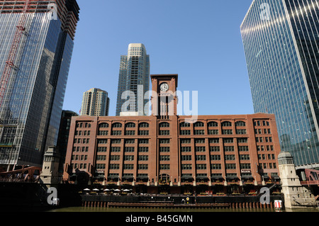 Reid Murdoch Co. Bâtiment (aka Reid Murdoch au centre). Siège de l'encyclopédie Britannica. Chicago. L'Illinois. USA Banque D'Images