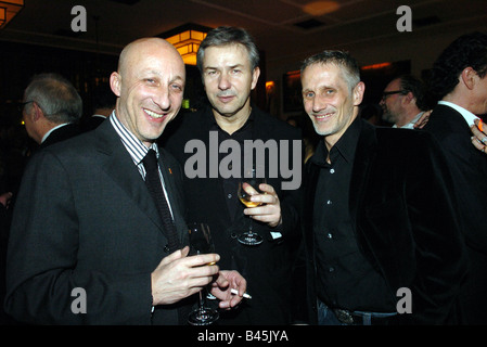 Oliver Hirschbiegel, *, 1957, réalisateur allemand, avec Klaus Wowereit, Jörn Kubicki, premiere, film, 'Elementarteilchen', 56e Festival International du Film de Berlin, 13.2.2006, Tiers-Permissions-Neccessary , Banque D'Images