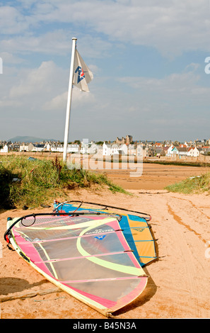 Windsurfing Voile à Elie Sands East Neuk Fife Ecosse Région Banque D'Images