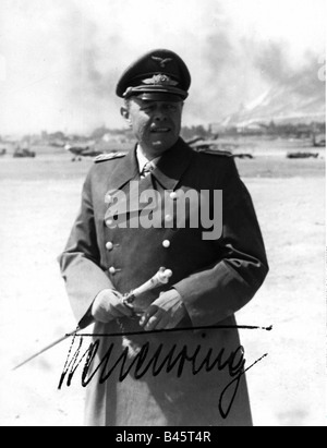 Kesselring, Albert, 30.11.1885 - 16.7.1960, deut. Général, Commandant en chef Sud 1941 - 1943, demi-longueur, vers 1943, Banque D'Images