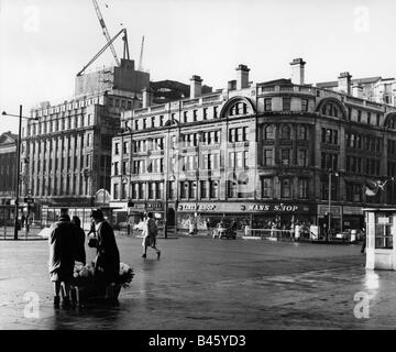 Géographie / voyages, Grande-Bretagne, villes, Manchester, scènes de rue, centre-ville, années 60, Banque D'Images