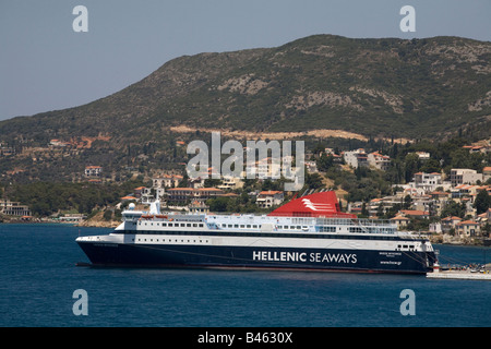 Hellenic Seaways Ferry Samos Grèce Banque D'Images