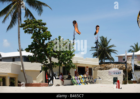 Kite Surf à kite beach en République Dominicaine Banque D'Images