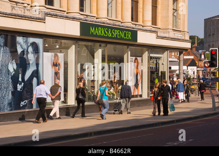 Marks & Spencer, à Norwich, Norfolk, UK Banque D'Images