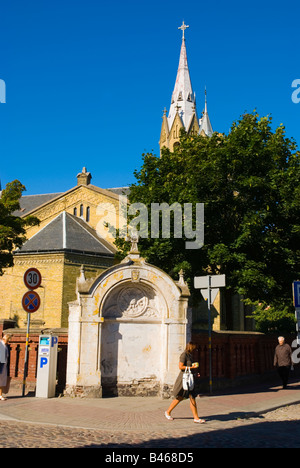 En dehors de l'église catholique Saint Josephs à Liepaja Lettonie Europe Banque D'Images